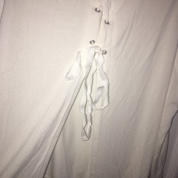 Garage lace up back tank top - Picture 3 of 3